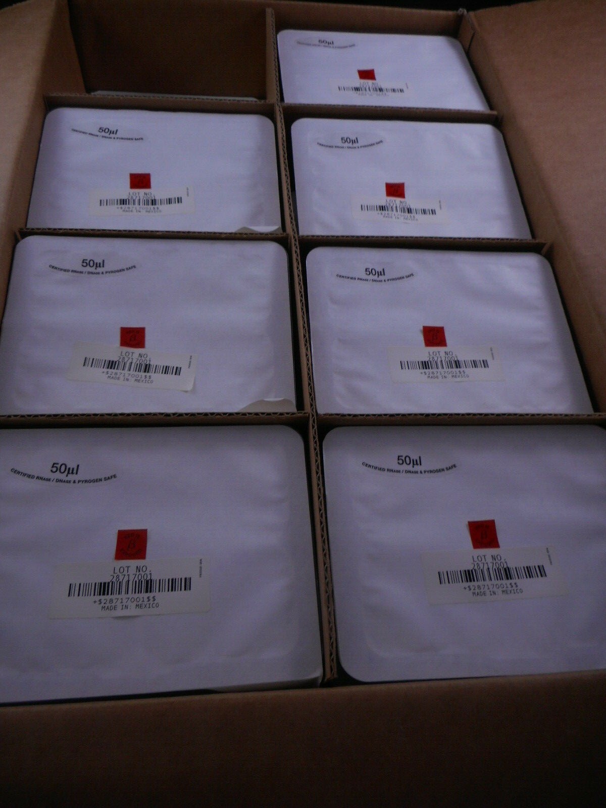AXYGEN 50µL 96-Well Hanging Pipette Tips Filtered Sterile Nonpyrogenic 2208/Case