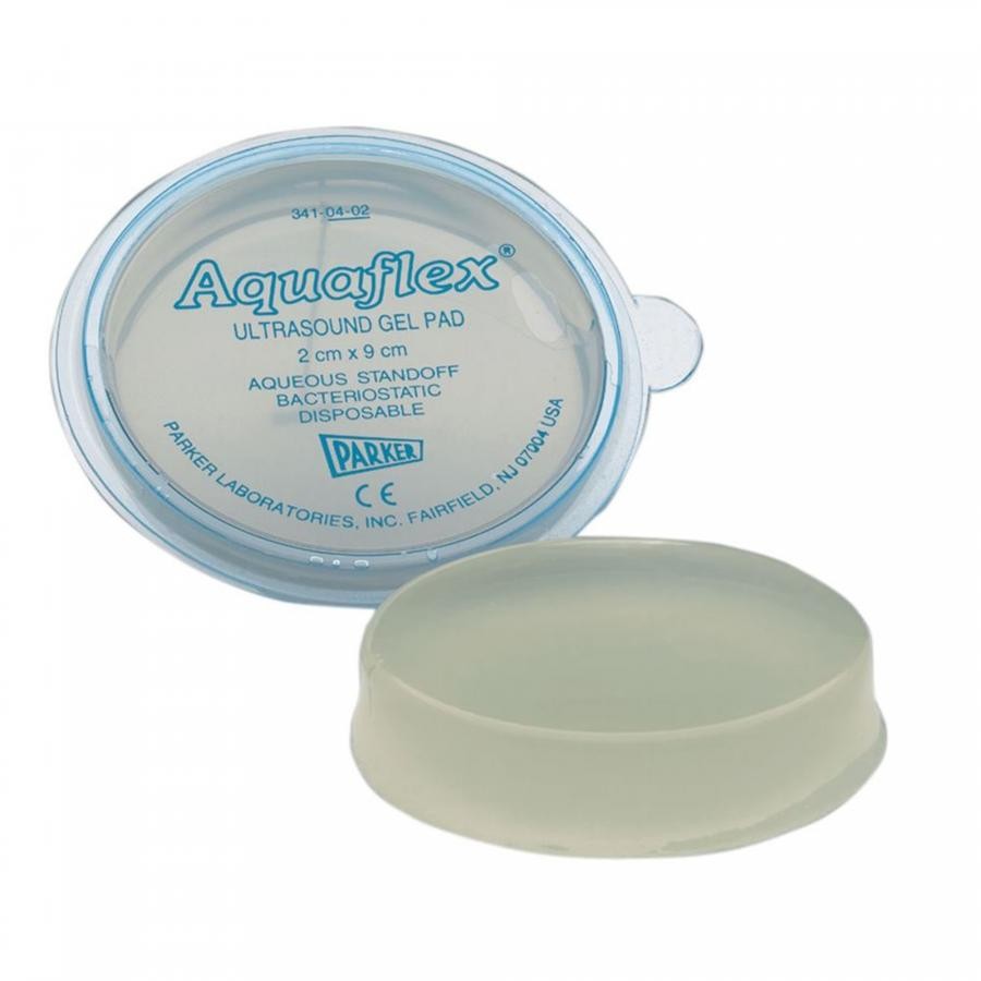 Aquaflex Ultrasound Gel Pad, 2 x 9 cm., Clear, Cup, 6 Count, 04-02