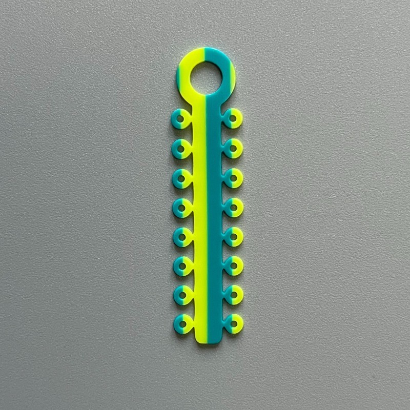 1Box/320pcs Dental Orthodontic Elastic Rubber Ligature Tie Double Color