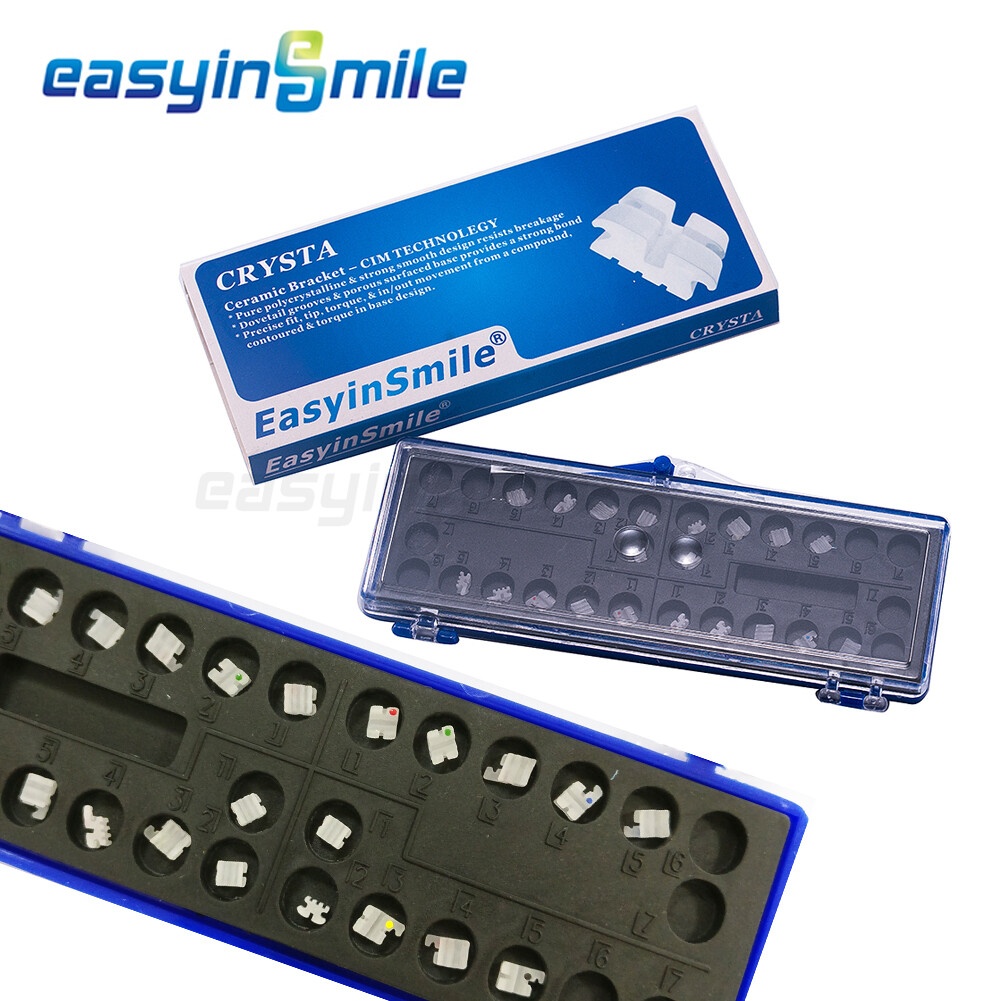 Dental Orthodoncia Ceramic Brackets Self ligating Monocrystalline Sapphire Brace