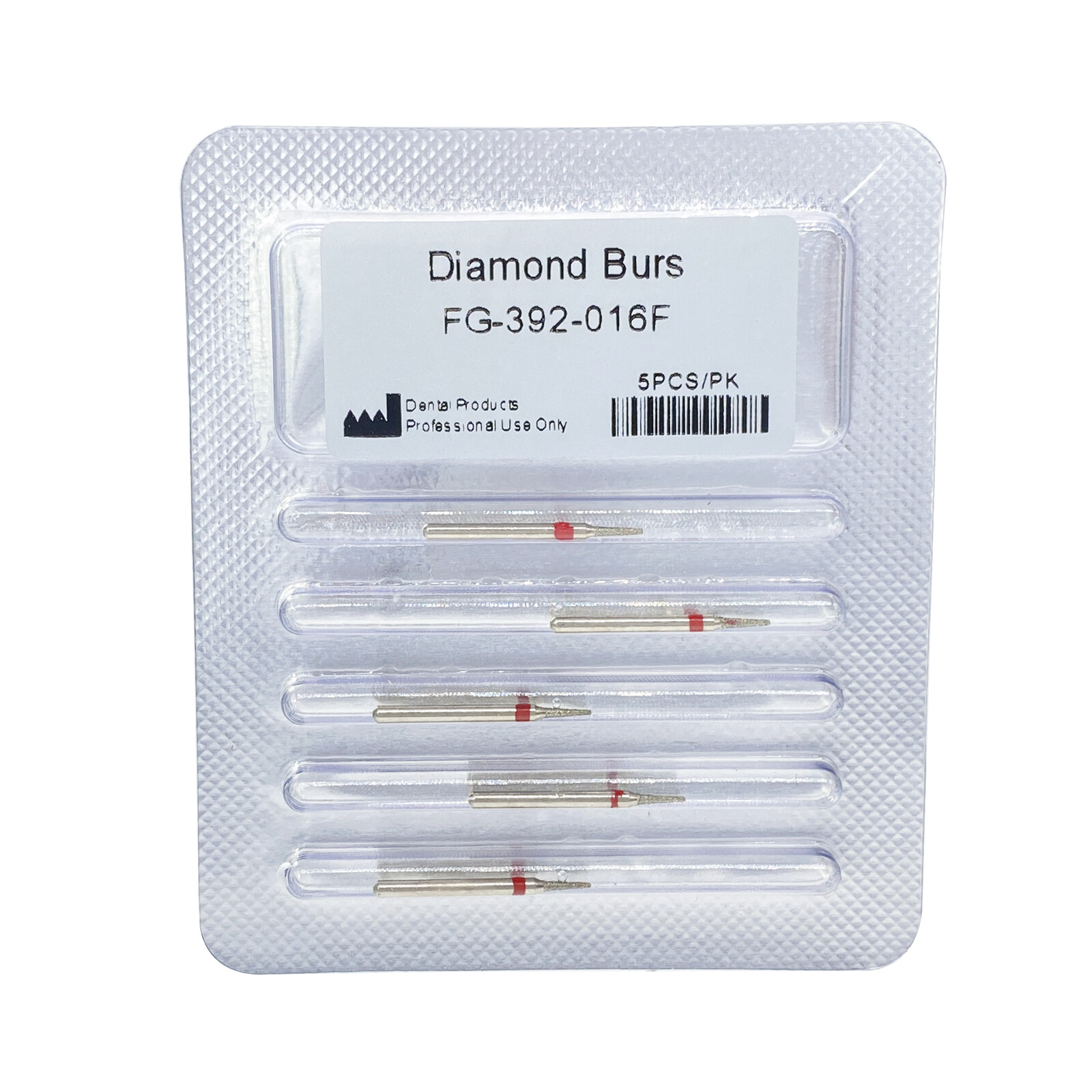 High Speed Diamond Dental Mosquito Bur Fine 392-016 5 Pcs/PK