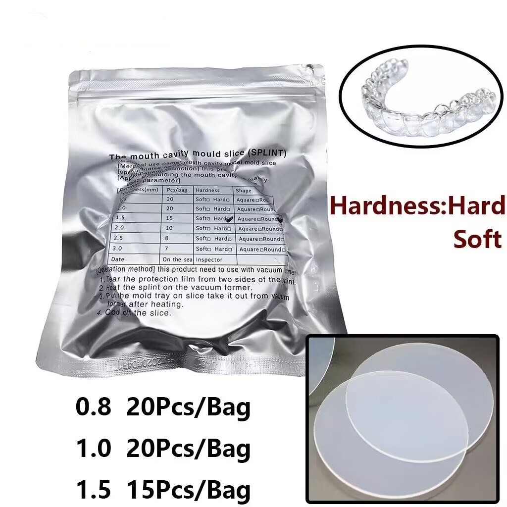 Dental Lab Round Splint Hard 2.0mm Thermoforming Material for Vacuum Forming USA