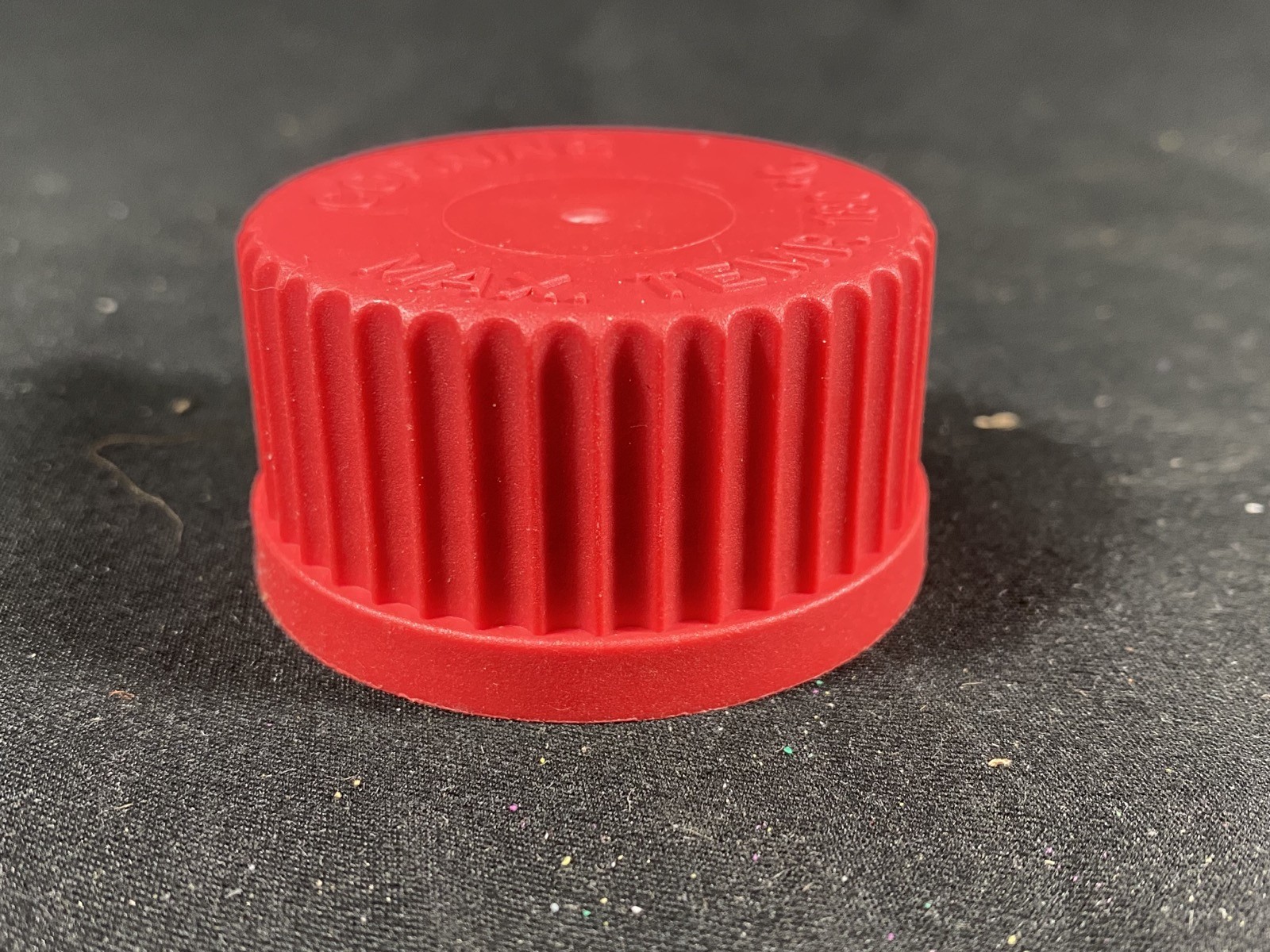 CORNING PYREX PBT PTFE Red High Temperature GL 45 Screw Cap 1395-45HTC (1/Pack)