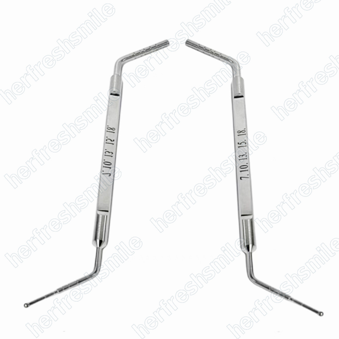 Dental Implant Gingiva Height Measure Drilling Hole Depth Probe Measuring Gauge