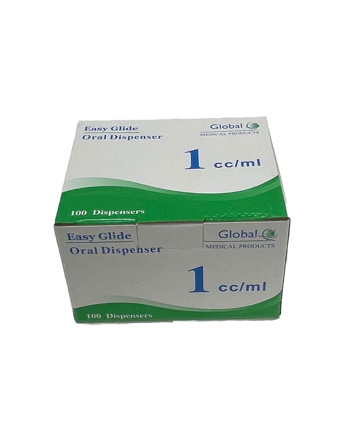 Easy Glide 1ml 1cc Oral Syringe, Sterile, Caps Included, 100 Pack