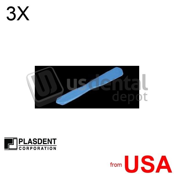 3X LOT of PLASDENT Disposable Alginate Mixing Spatulas- #907DMS-2N 001-907DMS-BL