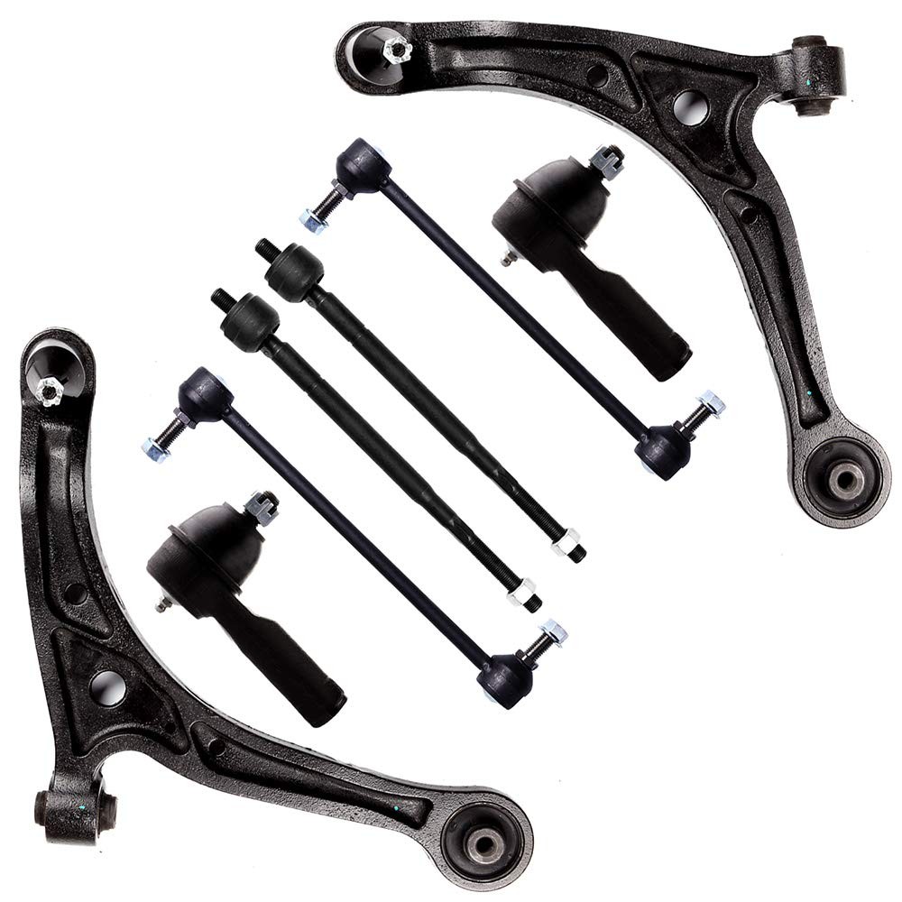 8pcs Suspension Kit 02-04 Honda Odyssey Lwr Control Arm Tie Rod Sway Bar Links