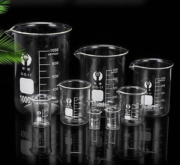Wholesale 5ml-3000ml Borosilicate Glass Lab Beaker Chemistry Glassware w/ Handle
