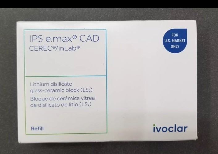 LT A2 C14 Ivoclar EMAX CAD CEREC/inLab Blocks (5/Pk) SEALED BOX!