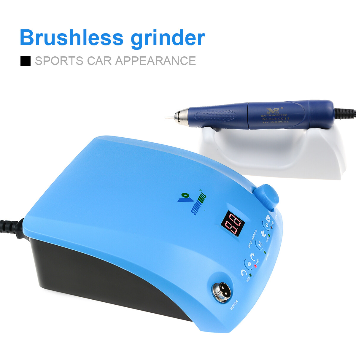 50,000 RPM Brushless Dental Micromotor QZ60+Q9 Handpiece Electric Polishing Unit