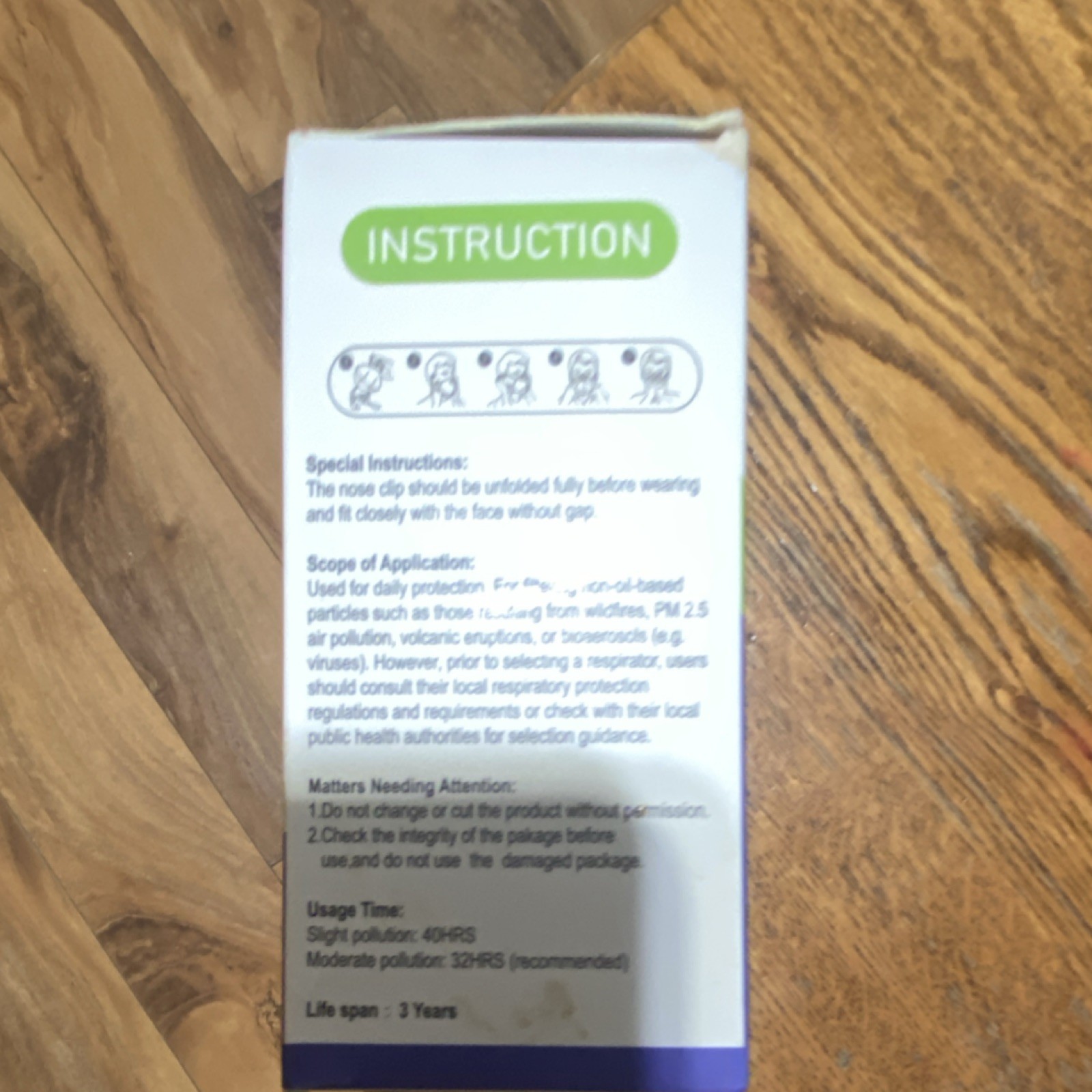Careus KN95 Disposable Face Masks 10pcs One Size Fits All GB2626-2006