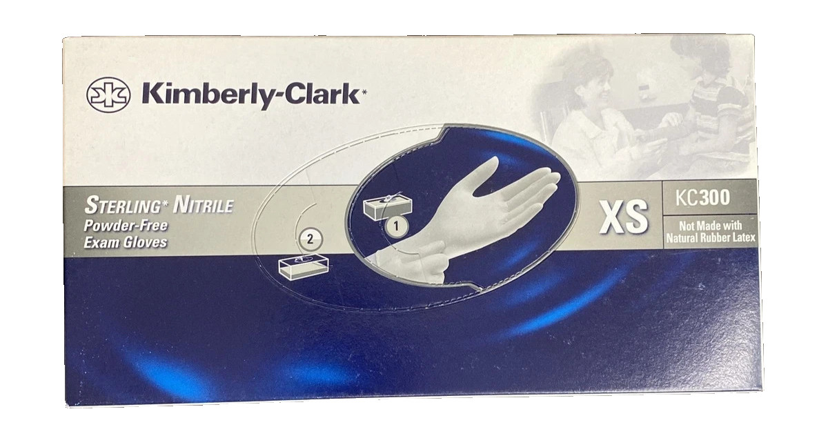 Kimberly Clark Sterling Nitrile Exam Gloves 50705 1 BOX of 200 EXTRA SMALL
