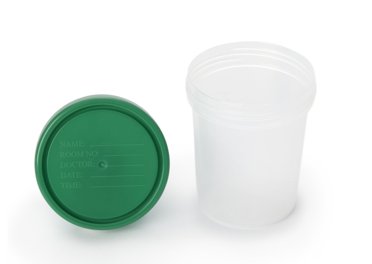 AMSure Specimen Container 120 mL (4 oz) AS343 – 500 Count – Disposable Screw Cap