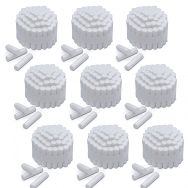 Dental Cotton Rolls Size #2 Medium Nonsterile, 3/8″ 2000/Case