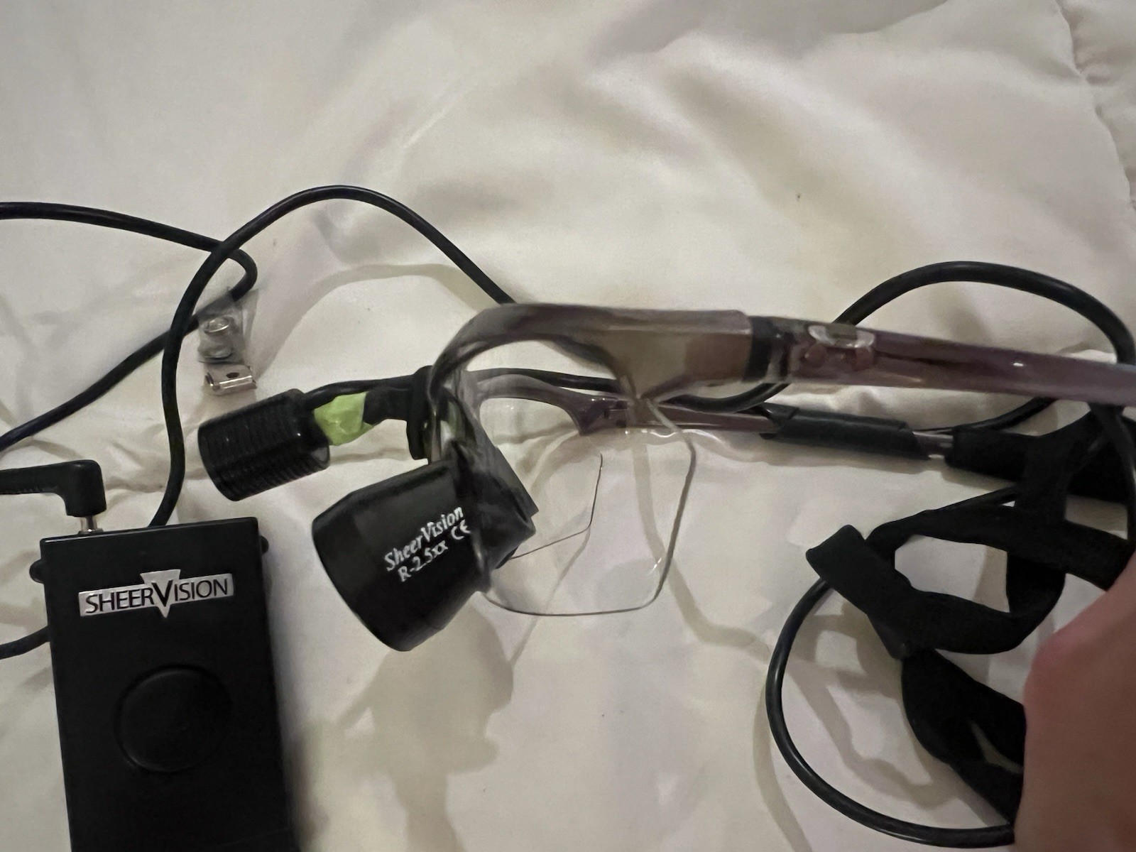 Sheer Vision Loupes 2.5 xx, Grey sport Frame. Light Included!