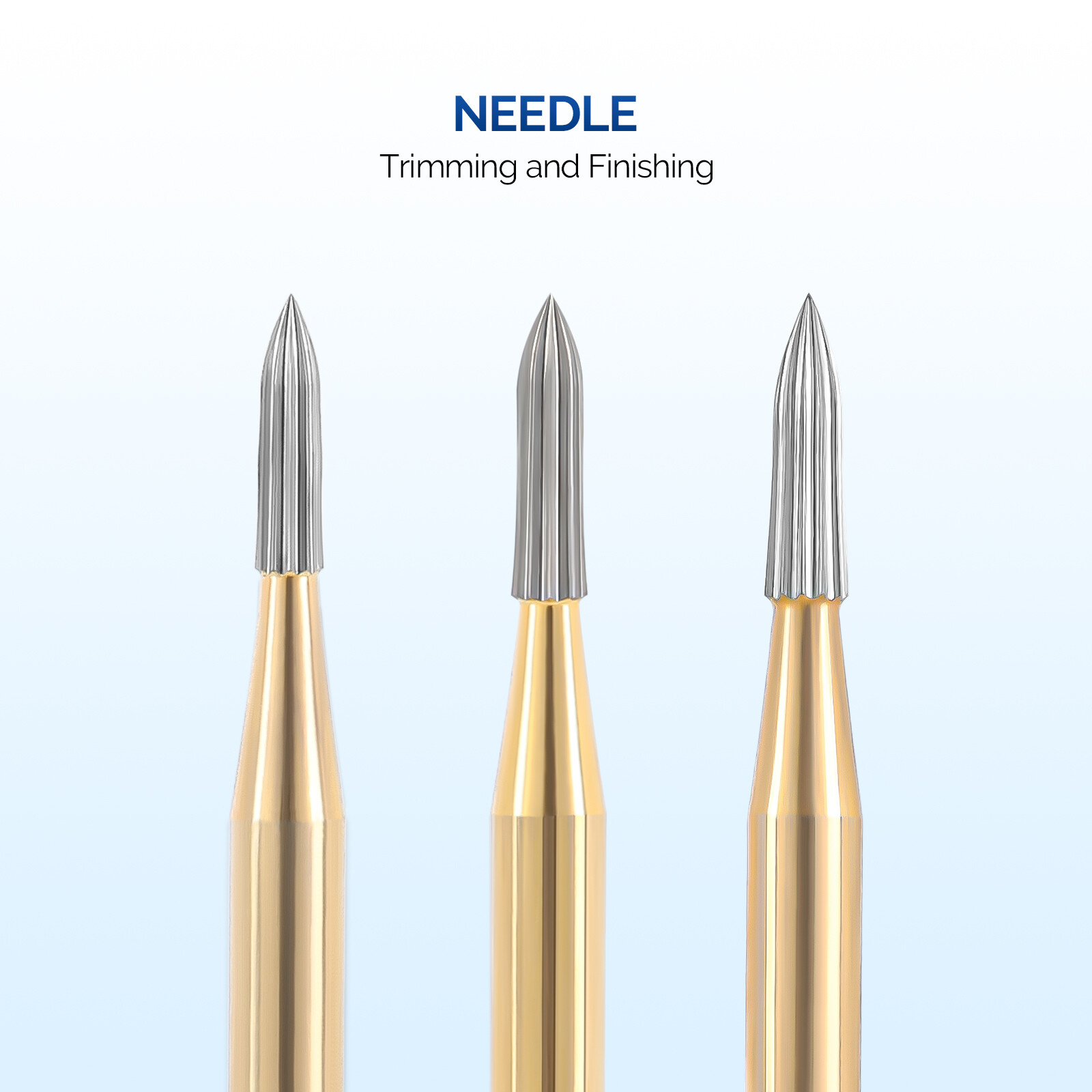 JMU Finishing Dental Carbide Burs 12 Blades FG 7901 7902 7903