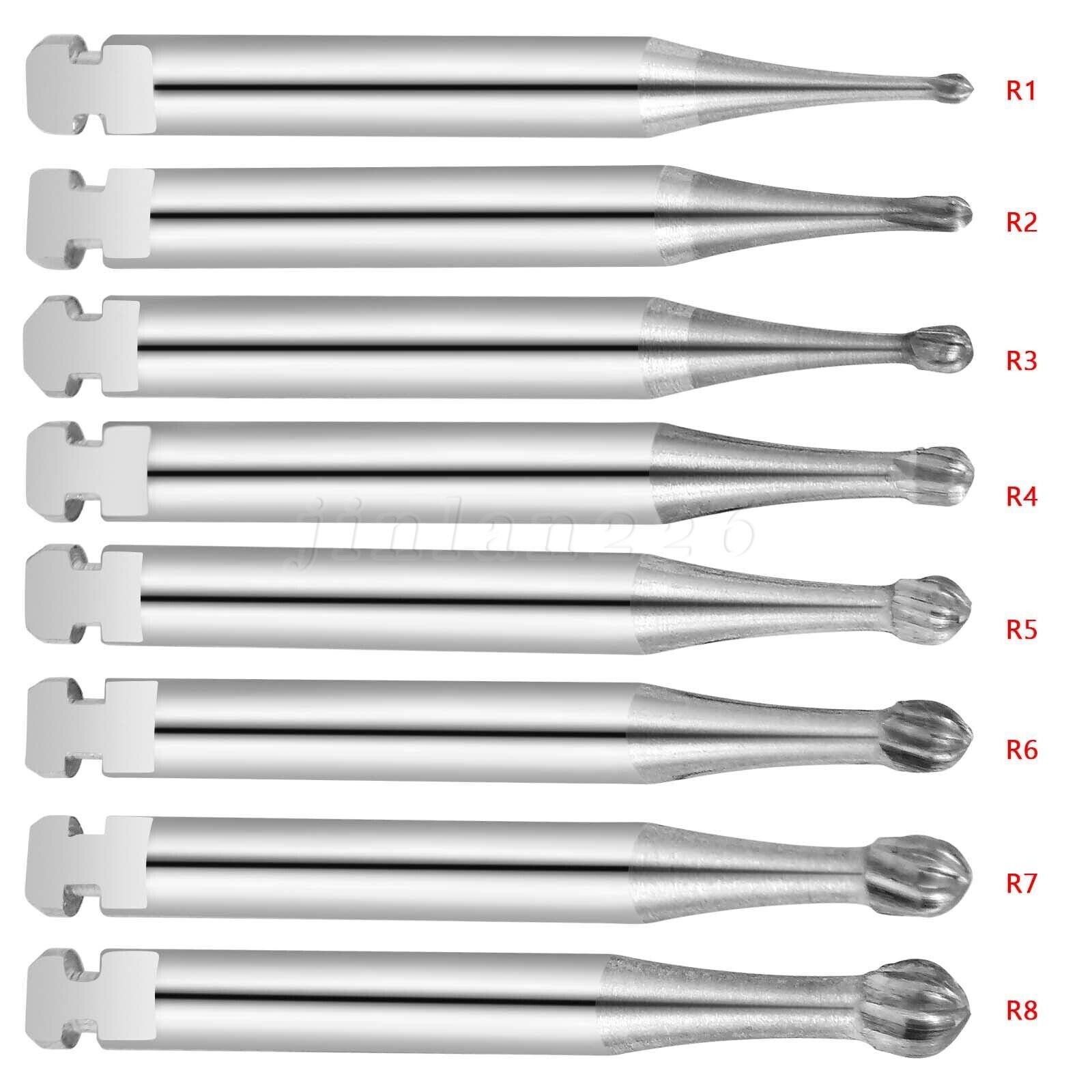 Round Carbide Burs for Slow Speed Latch RA (Choose Your Size & Qty) 22mm