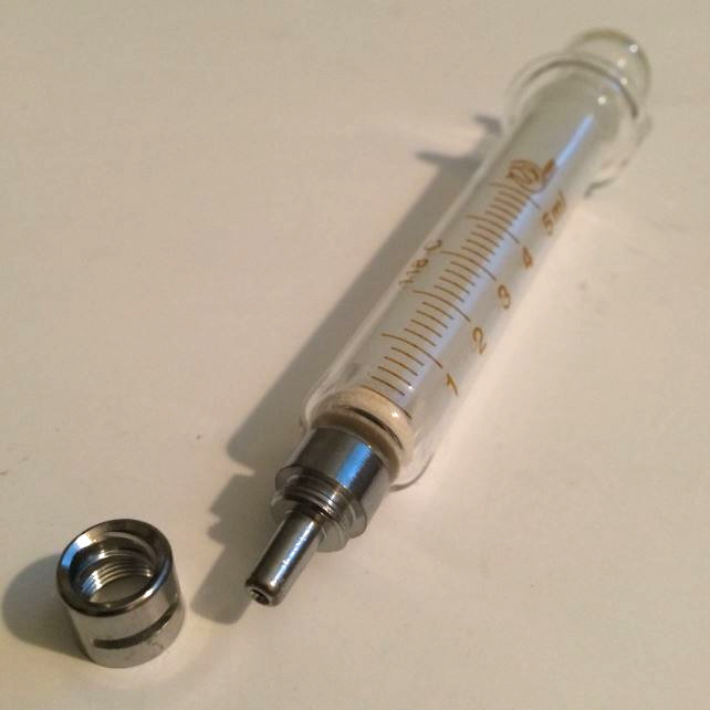 5 mL 10 ml 20 mL 50 mL GLASS SYRINGE LUER LOCK TIP / SLIP TIP DISPENSER NEW USA