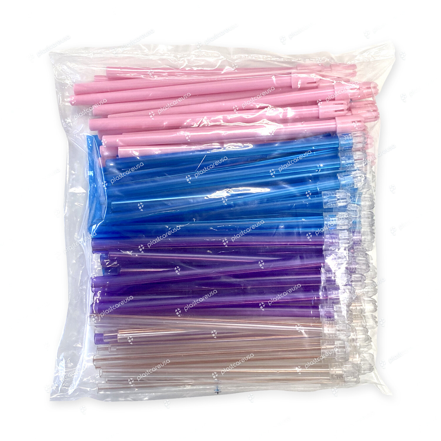 100 ASSORTED Dental Saliva Ejectors Ejector Disposable Suction Tips (1 Bag)