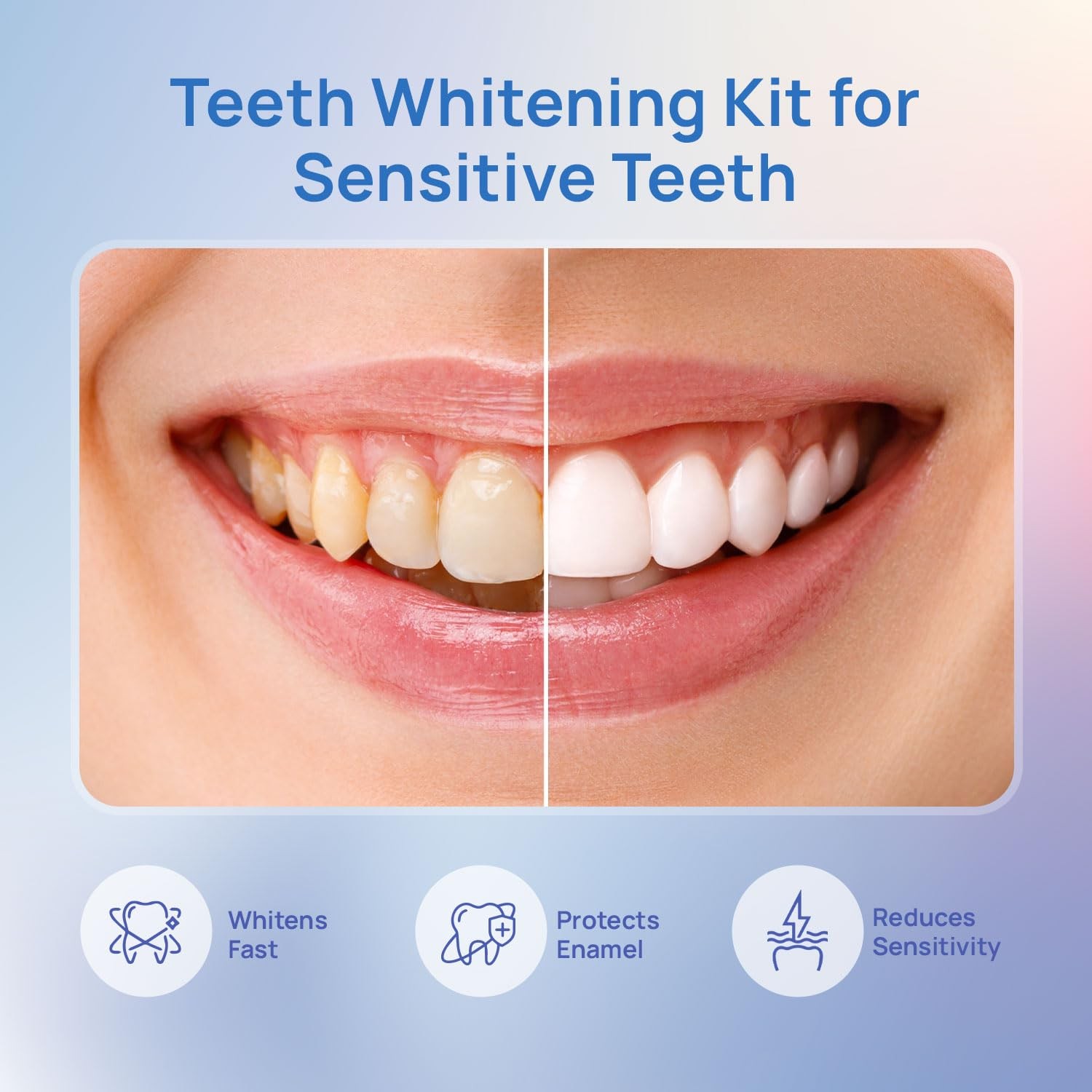 Whitebite Pro Vertical Dual LED Teeth Whitening Kit + Charging Dock