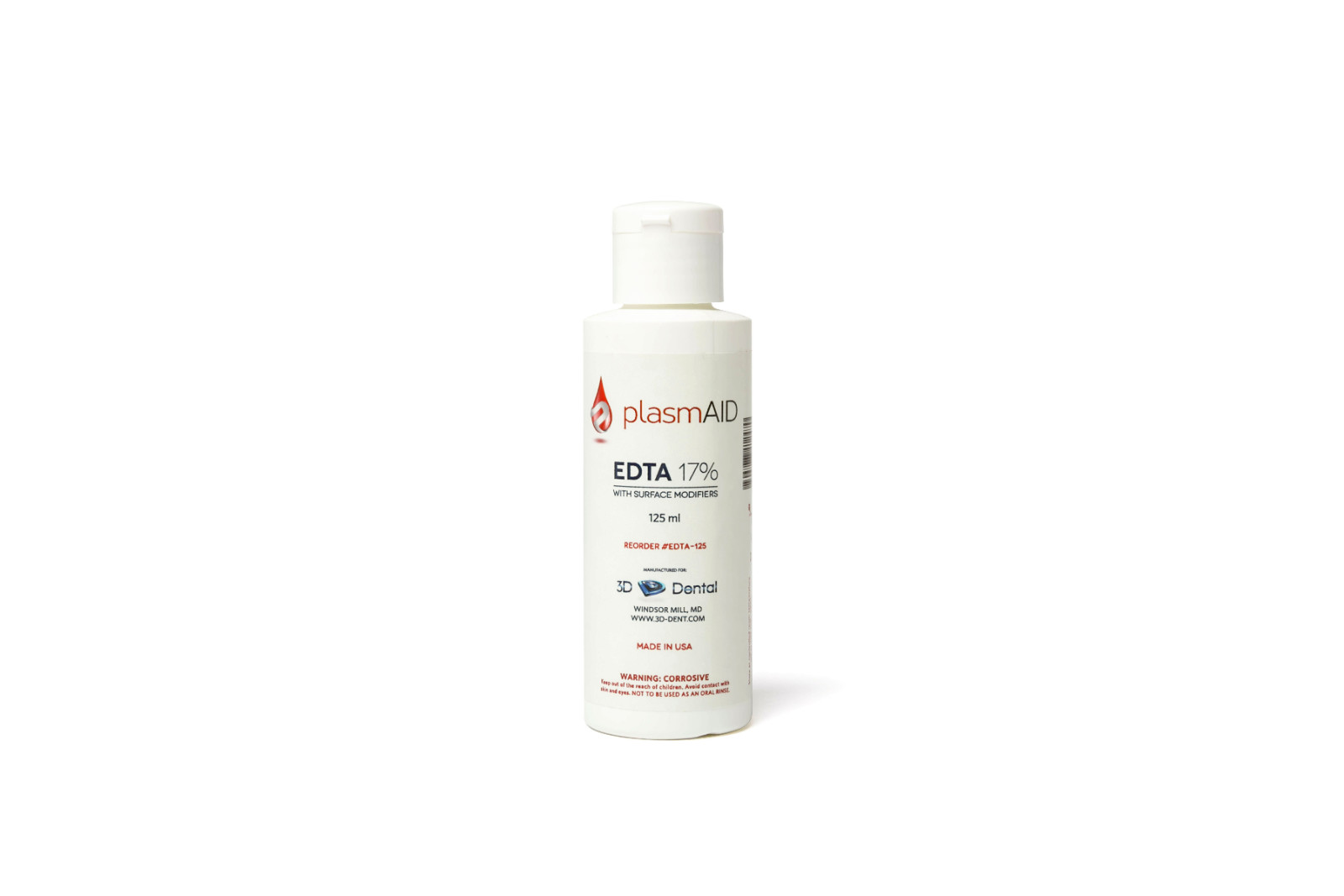 Dental 17% EDTA Solution with Surface Modifiers 4oz 125ml Made in USA