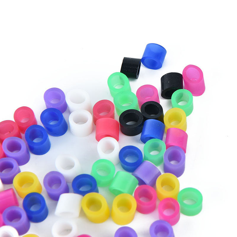 100 Pcs/Box Small Dental Orthodontic Silicone Instrument Color Code Rings Bands