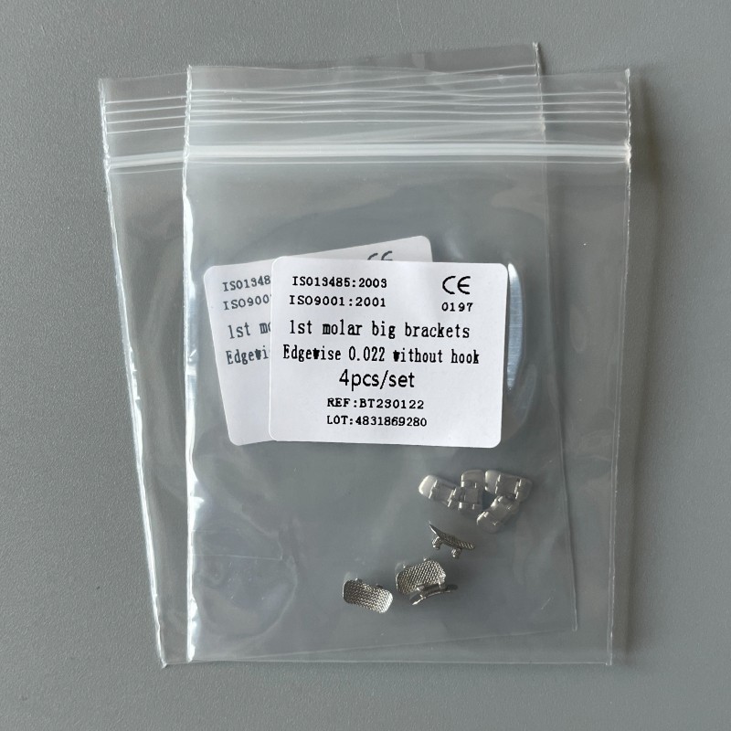 20Sets Dental Orthodontic 1st Molar Wide Big Brackets Edgewise 022 Without hooks