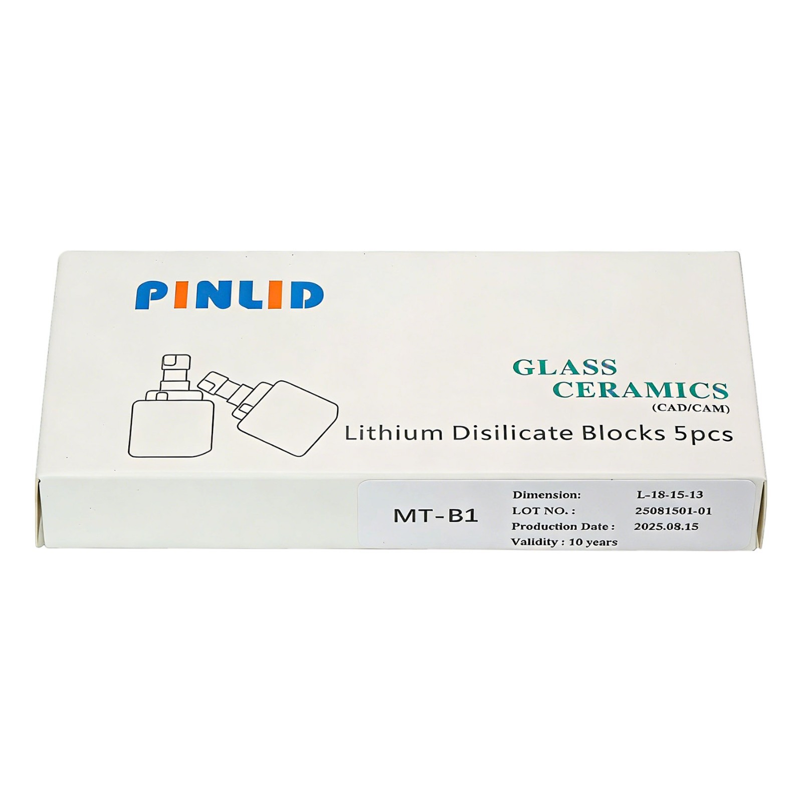 US C14MT Dental Emax Glass Ceramic Blocks Lithium Disilicate CAD/CAM CEREC Block
