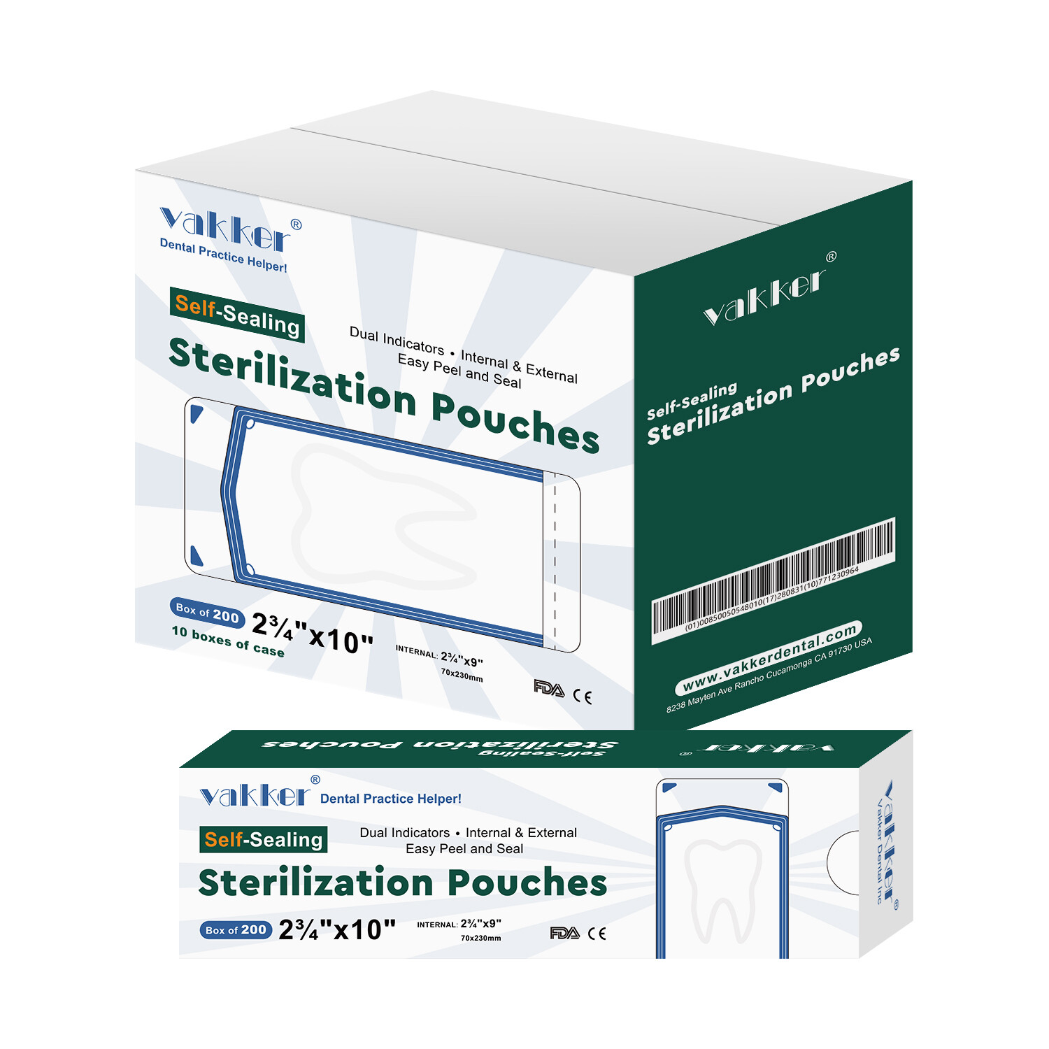 All size Self Sterilization Pouches Autoclave Sterilizer Bag Dental Tattoo Nail