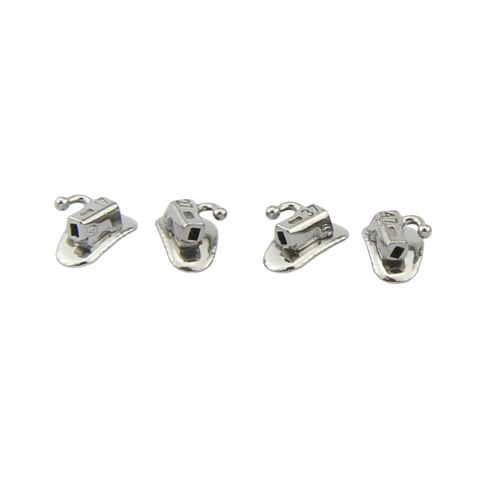 200 Orthodontic Buccal Tube 1st 2nd Molar Tubos Ortodoncia Roth MBT 022 Bondable