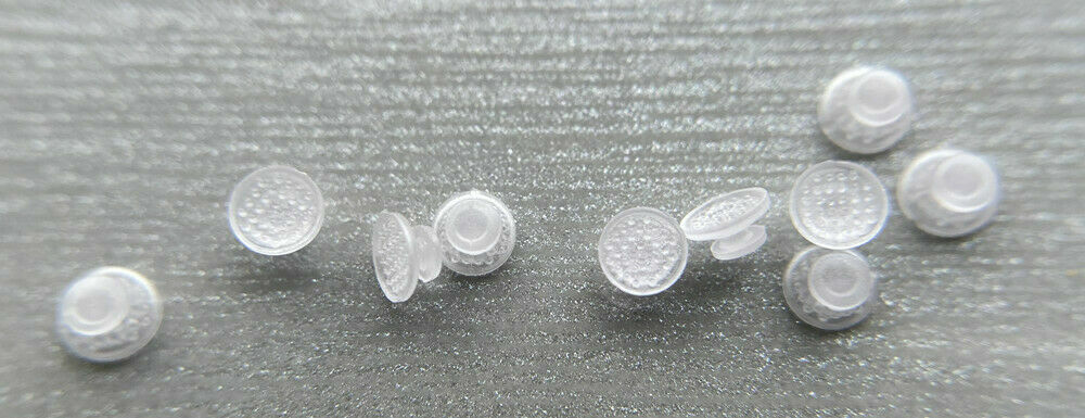 10-100Pcs Dental Lingual Button Ceramic Buttons Clear Invisable Retainer Aligner