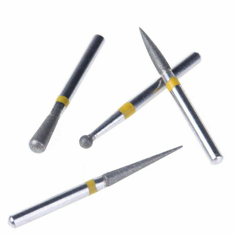 10pc Dental Diamond Burs FG-105 Composite Polishing Kit for High Speed Handpiece