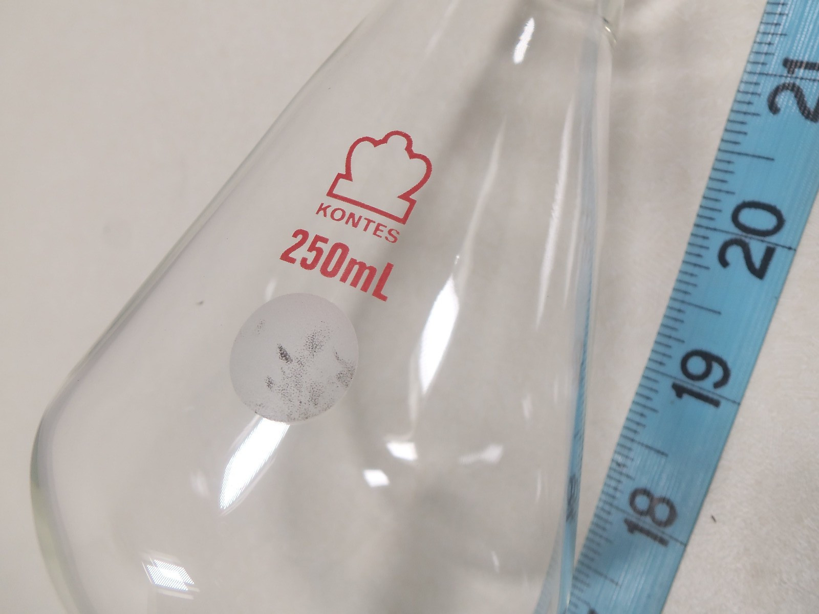 Lot of 3 Kuderna Danish Evaporator Concentrator Flasks 250ml & 500mL Lab Glass