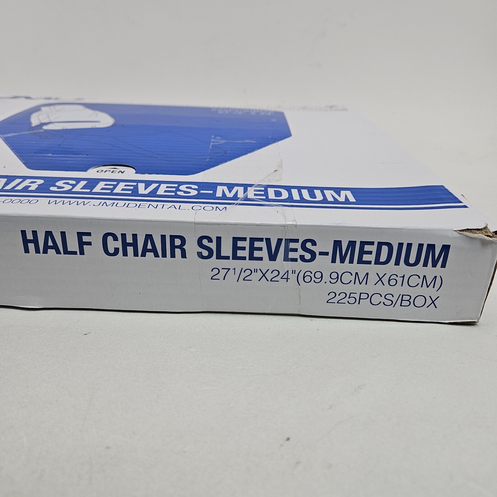 225 JMU Dental Half Chair Cover Sleeves Size 27.5″x 24″Medium Disposable Plastic