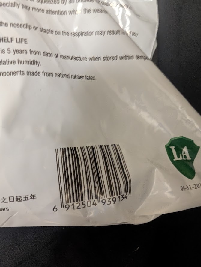 50Pack Genuine 3M KN90 9002 GB2626-2019