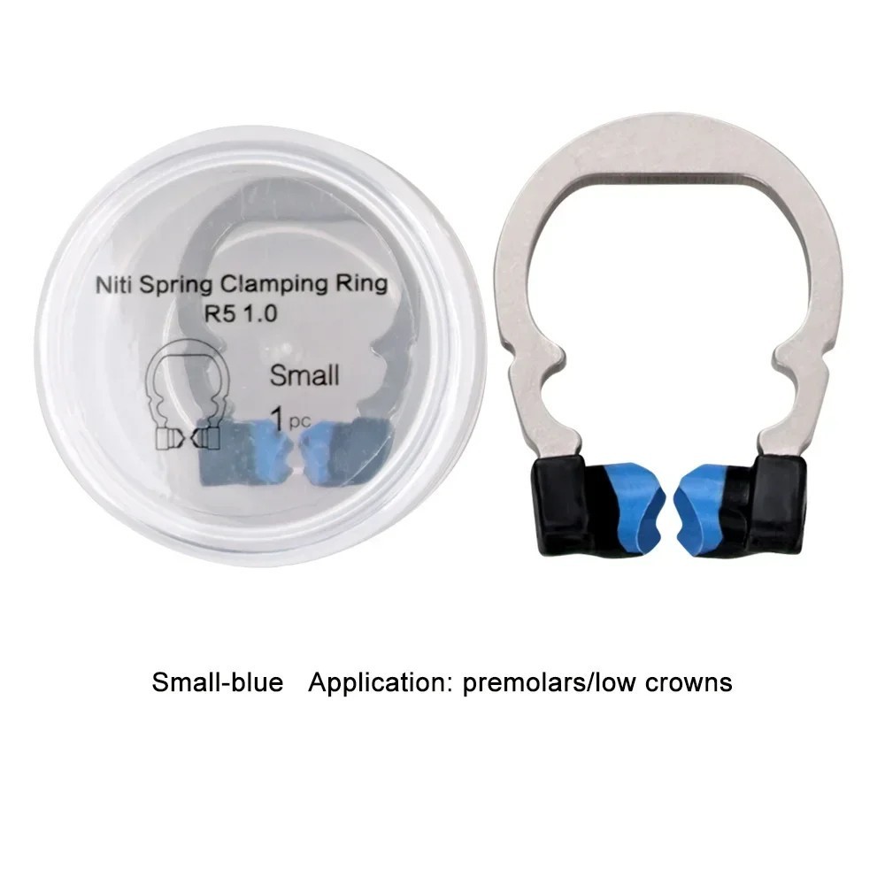 3 Types Dental Matrices Sectional Matrix System Titanium Alloy Clip Ring R5 1.0
