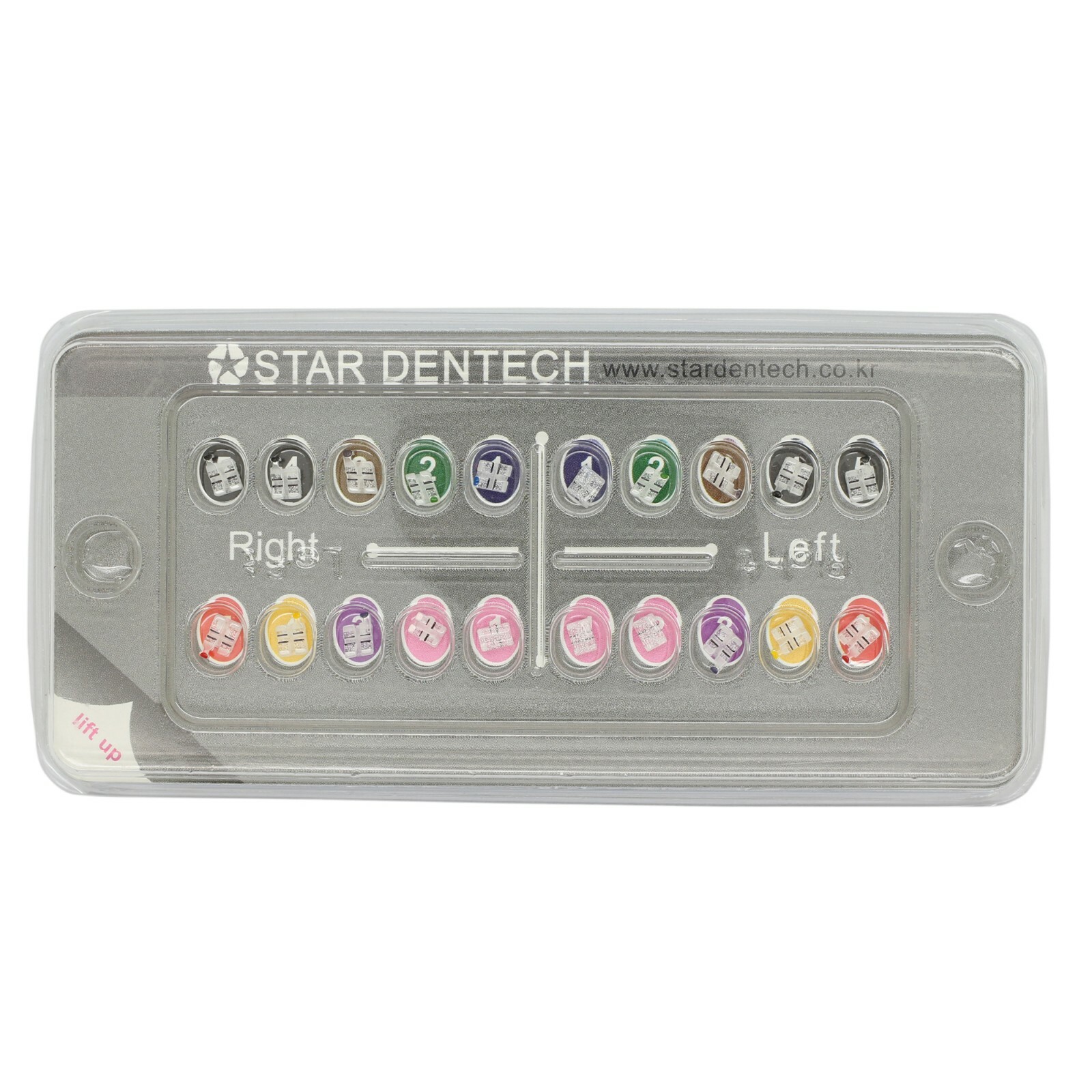Dental Orthodontic Sapphire Bracket Monocrystalline Supper Clear Braces Roth MBT