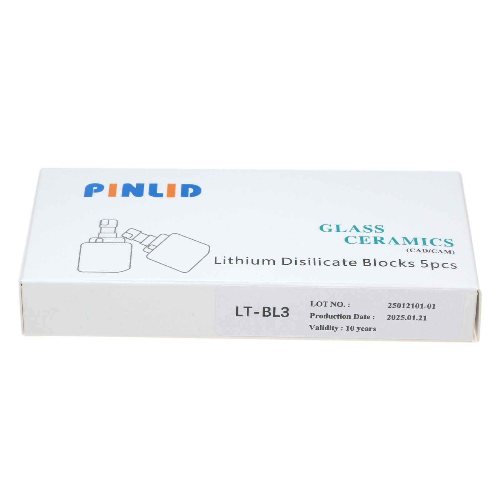US C14 LT BL3 Dental Emax Glass Ceramic Blocks Lithium Disilicate CAD/CAM CEREC