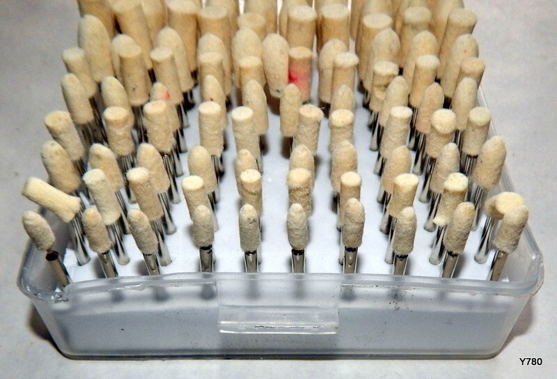 100 Pieces Pro Polishing Wool Felt Polishing Discs Polierstift Dremel Proxxon