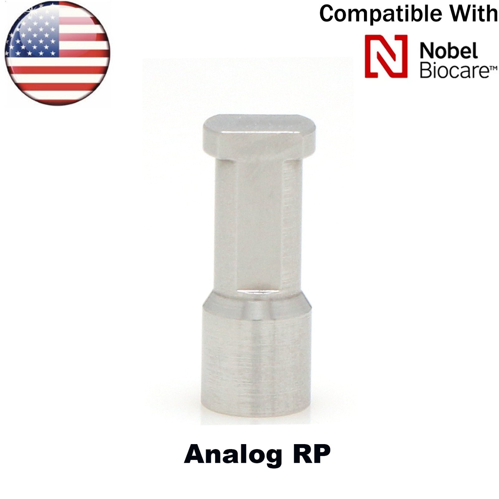 Dental CAD/CAM Implant Scan Body Analog Compatible With Hiossen Nobel Straumann