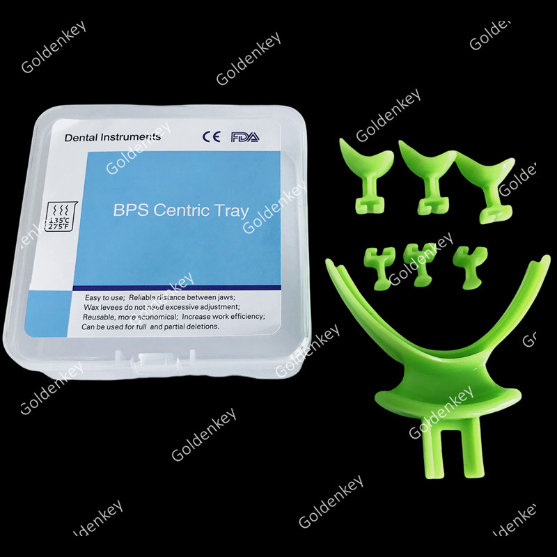 Dental Centric Trays BPS Tray Frame FCB Cut Articulator Occlusal Position Record