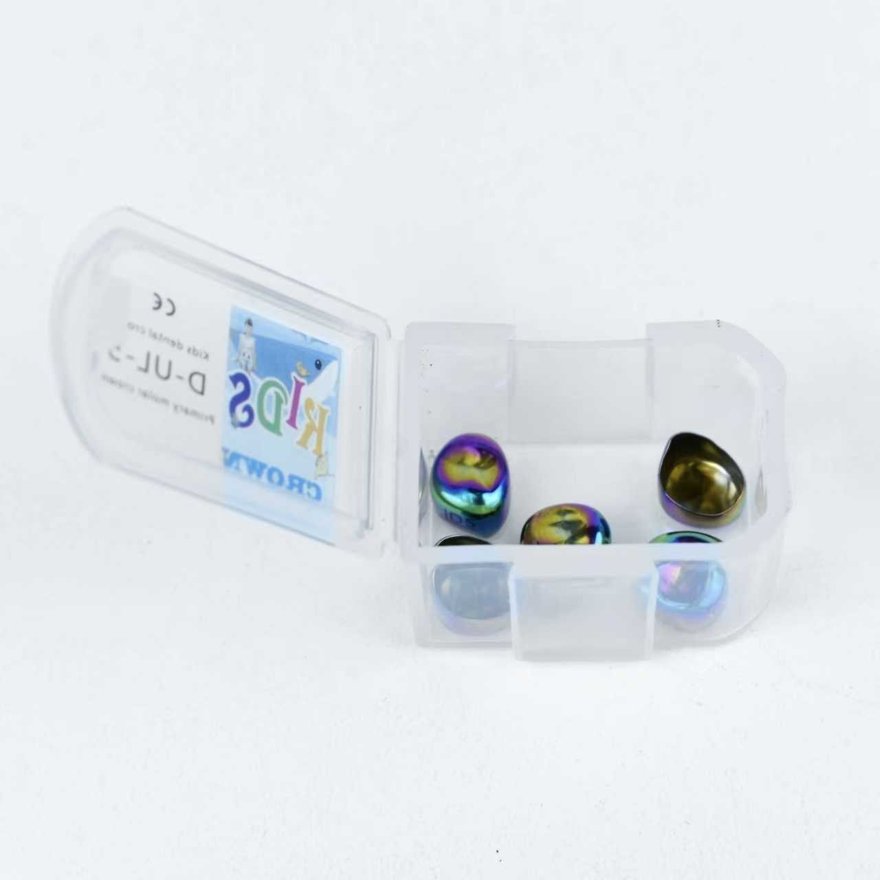 5pc/Box Dental Kids Crown Primary Molar Pediatric Crowns Colorful 48 Sizes