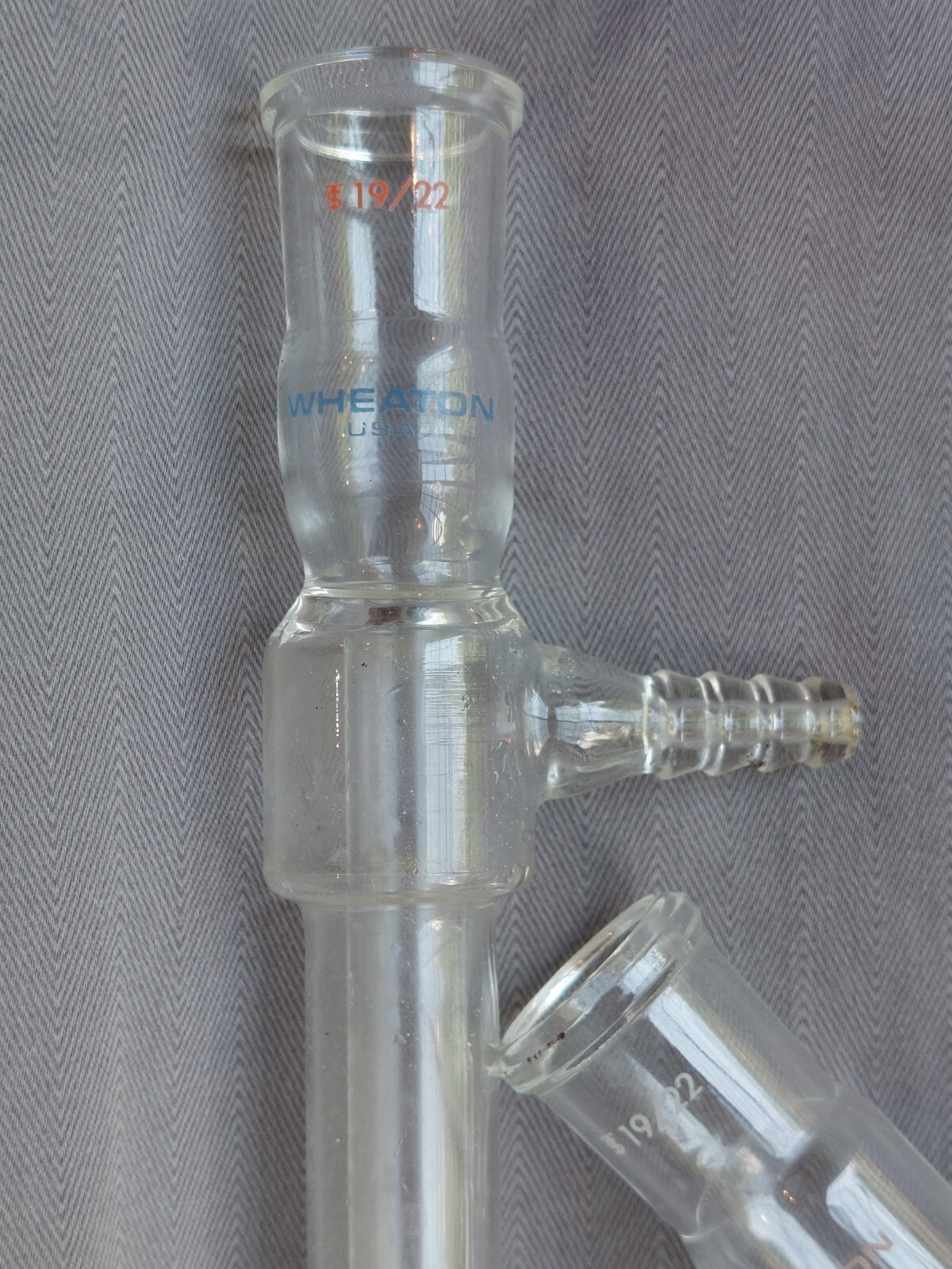 19/22 WHEATON® Micro Organic Chemistry Kit 11 pcs Leibig Condenser, flasks, more