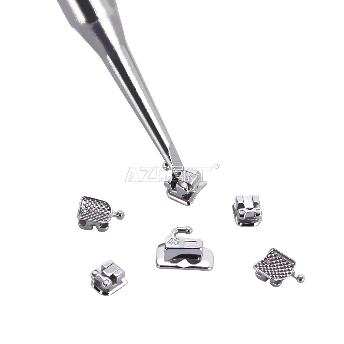 AZDENT Dental Orthodontic Self-Ligating Brackets Braces Mini MBT/ Roth 022