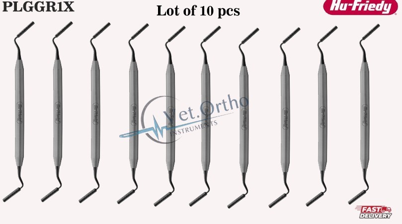 10X HU Friedy PLGGR1X Grisdale Bone Condenser 8-10-13-15-18mm, Black