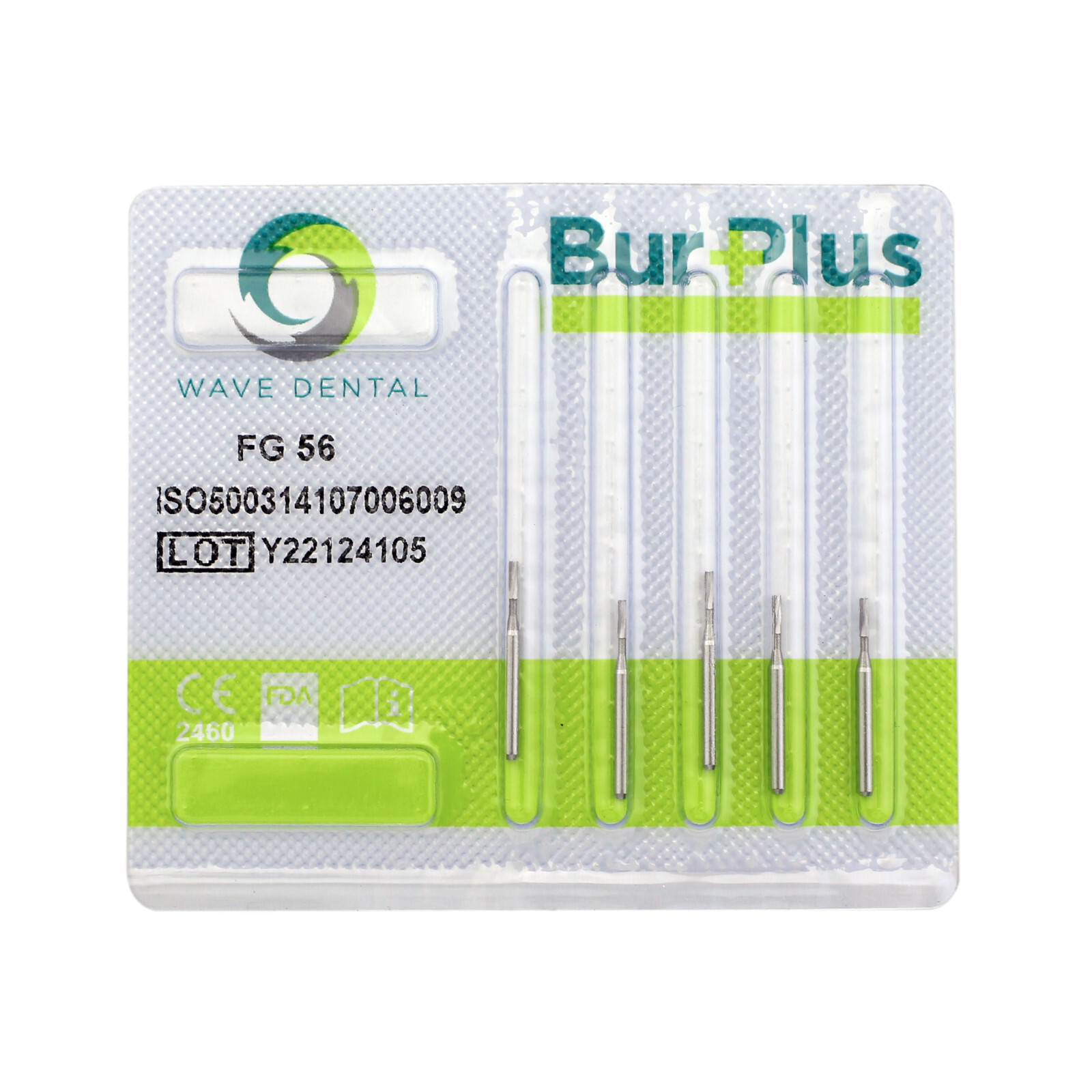 WAVE Dental Carbide Burs Straight Flat End Bur FG 56 57 555 557L Friction Grip