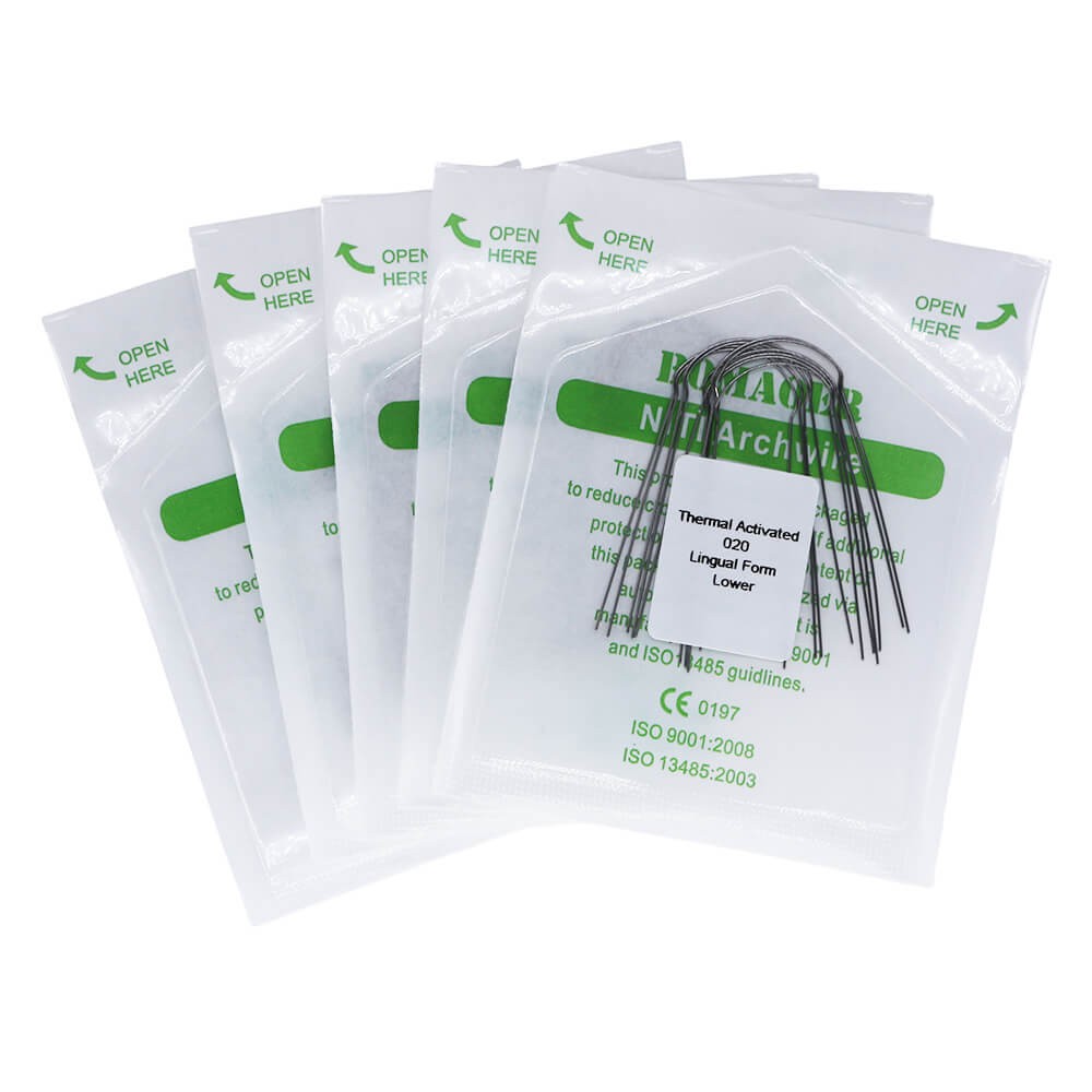 Dental orthodontic Lingual Heat Thermal Activated Arch Wires 0.12 Upper