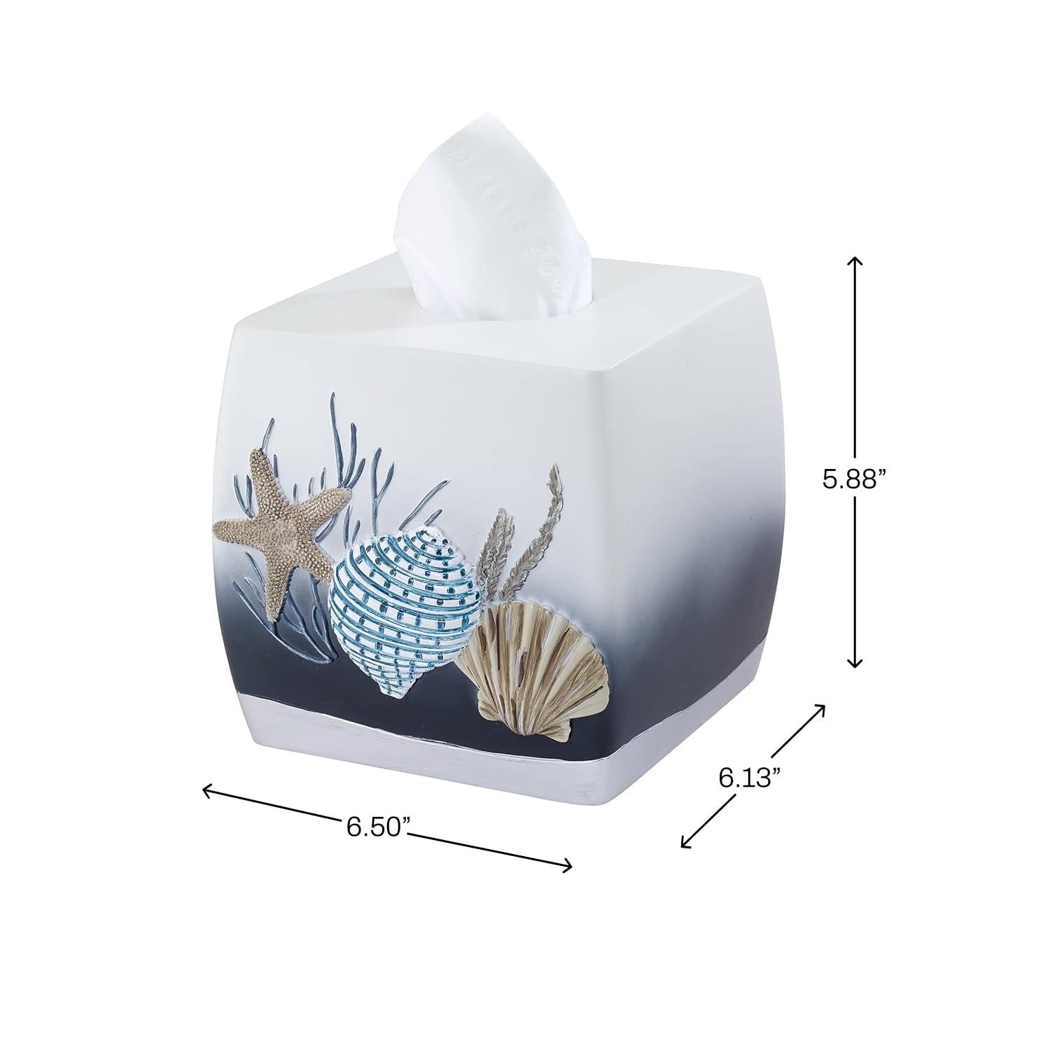Avanti Linens Bathroom Accessory Resin Countertop Accessories Oceanscape