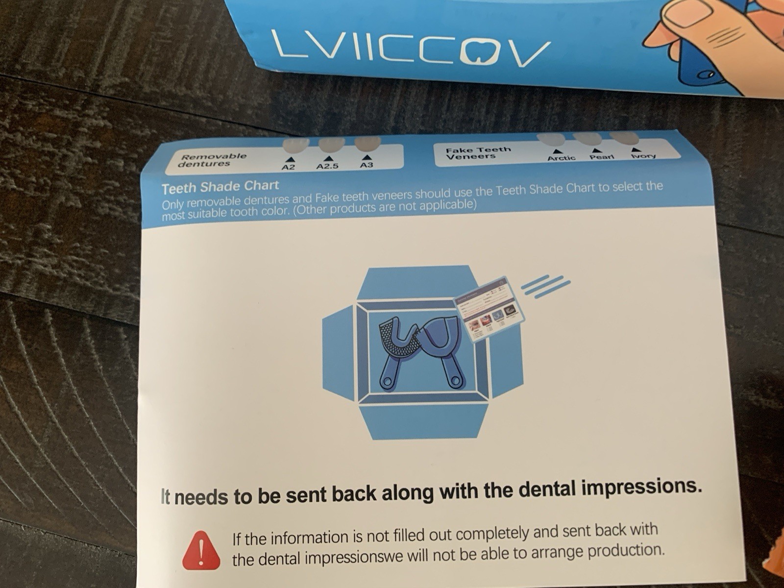 Custom Dental Impression Kit, At Home Mold Starter Set, 10 Packets – NWT