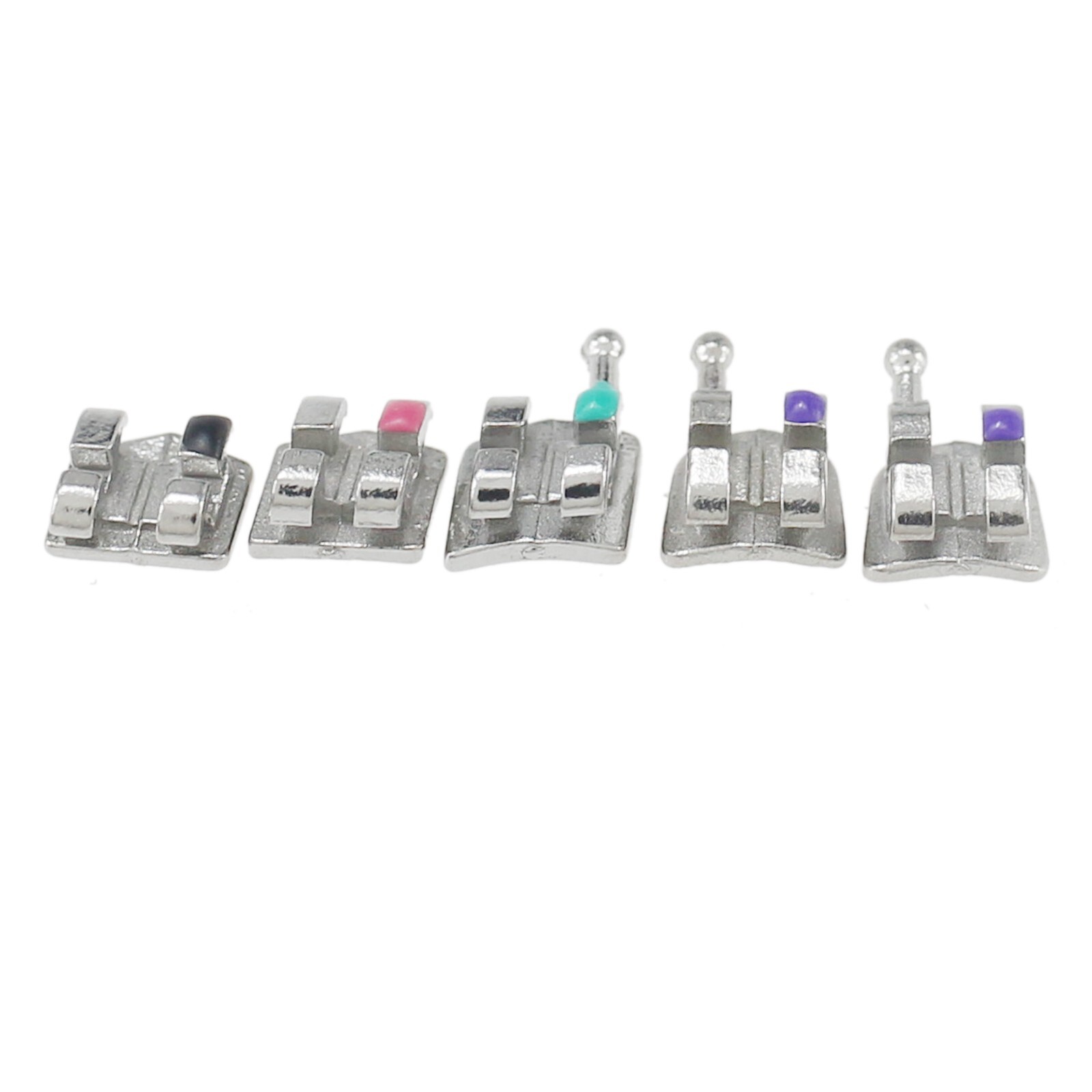 USA 10 Sets Dental Orthodontic Brackets Metal Braces MIM Mini MBT 022 345 Hooks